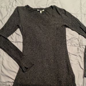 Gray express small sweater super soft